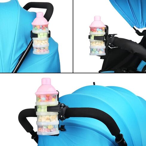 Accmor 2 Pack Bike Water Bottle Holders No Screws, Universal Bike Cup Holder, 360 Degree Rotatable Bike Water Bottle Cage, Water Bottle Holders for Kids Bike Adult Bike in Kuwait