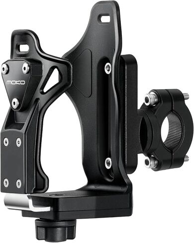 MoKo Bike Water Bottle Holder, Adjustable Bike Water Bottle Cage for 1.9-3.6" Diameter Bottle, for Handlebar & Frame, Motorcycle Cup Holder with Screw Tool, for Bicycle/Stroller/Scooter/Wheelchair/ATV in Saudi Arabia