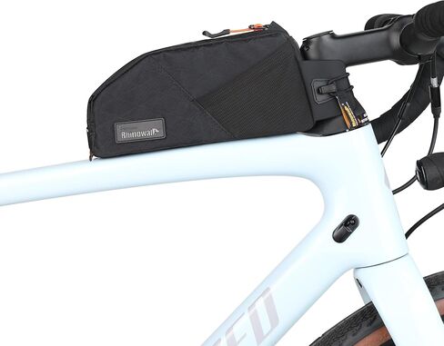حقيبة دراجة Rhinowalk Bike Top Bicycle Front Frump Frand Bag Bag Bagen Pike 1.2L مع جيوب شبكية جانبية مثالية لركوب الدراجات على الطريق MTB. in Kuwait