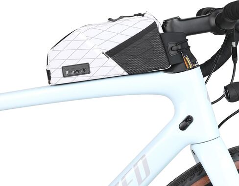 حقيبة دراجة Rhinowalk Bike Top Bicycle Front Frump Frand Bag Bag Bagen Pike 1.2L مع جيوب شبكية جانبية مثالية لركوب الدراجات على الطريق MTB. in Kuwait
