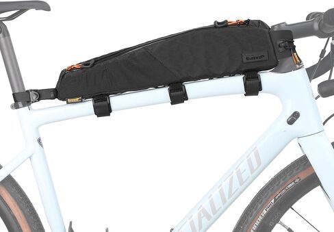 حقيبة دراجة Rhinowalk Bike Top Bicycle Front Frump Frand Bag Bag Bagen Pike 1.2L مع جيوب شبكية جانبية مثالية لركوب الدراجات على الطريق MTB. in Kuwait