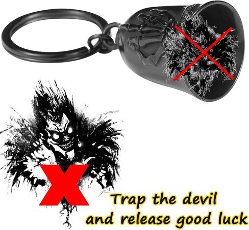 Bell for Motorcycle - Motorcycle Men Bell, Helps You Drive Away Mechanical Problems and Bad Luck On Your Journey (Black) in Kuwait