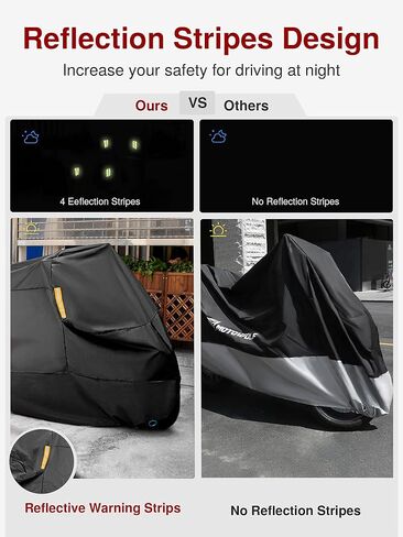 Puroma Bike Cover for 1 bike, Outdoor Waterproof Bicycle Covers Rain Sun UV Dust Wind Proof with Lock Hole for Mountain Road Electric Bike (Basic Black) in Saudi Arabia