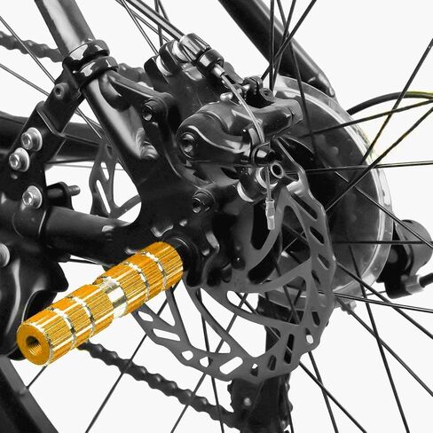1 Pairs Aluminum Alloy Bike Pegs for Mountain Bike Cycling Rear Stunt Pegs Fit 3/8 inch Axles in Saudi Arabia