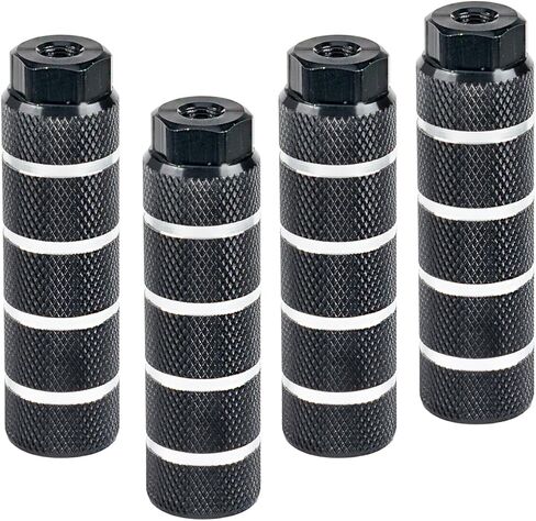 KINSPORY Bike Pegs for 3/8 inch Axles, Aluminum Alloy Anti-Skid BMX Bicycle Pegs for Mountain Bike Backseats Stands Cycling Rear Stunt Pegs in Kuwait