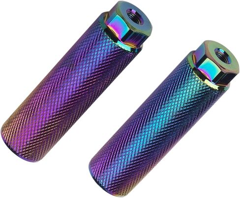 KINSPORY Bike Pegs for 3/8 inch Axles, Aluminum Alloy Anti-Skid BMX Bicycle Pegs for Mountain Bike Backseats Stands Cycling Rear Stunt Pegs in Kuwait