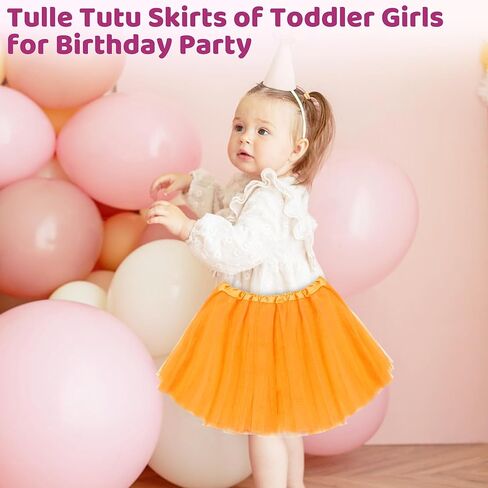 Tutu for Toddler Girls 3 Layers Tulle Tutu Skirt for Kids Age 4-14 Tutus for Dance Ballet Costume Dress Halloween Tutu in Kuwait