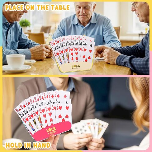 2 PCS حاملي البطاقات للعب الورق ، ولعب حاملات ألعاب البطاقات حامل البطاقات Tabletop Card in Saudi Arabia