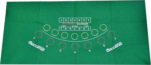 New Casino Baccarat Green Felt Layout 36" X 72" in Saudi Arabia