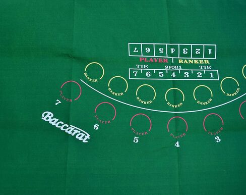 New Casino Baccarat Green Felt Layout 36" X 72" in Saudi Arabia