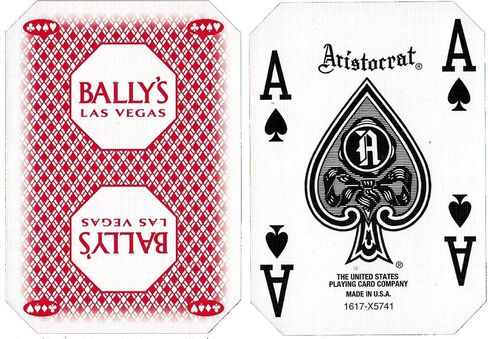 مجموعة واسعة من Blackjack/Texas Hold'em Bundle مجموعة: 2 36 "× 72" Love Layout + Pair أصيلة Las Vegas Casino Table Card (Bally's) in Saudi Arabia