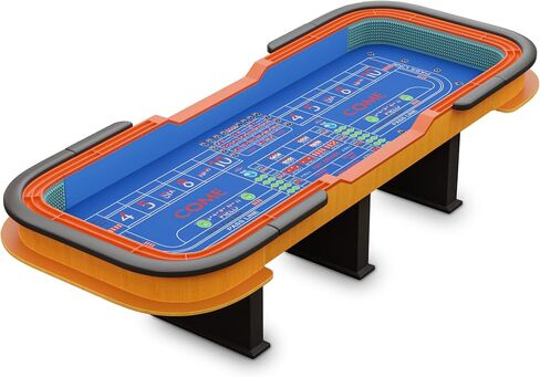 136 "12 قدم Deluxe Dice Game Craps Table مع Pyramid Pyramid Rubber Rubber Love Love in Saudi Arabia