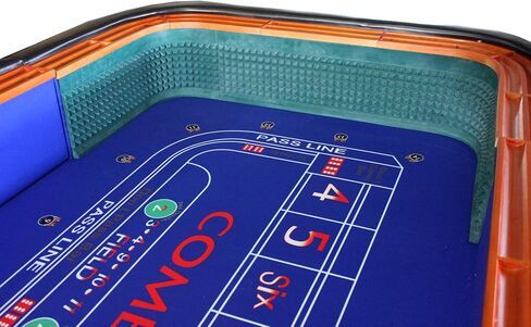 136 "12 قدم Deluxe Dice Game Craps Table مع Pyramid Pyramid Rubber Rubber Love Love in Saudi Arabia