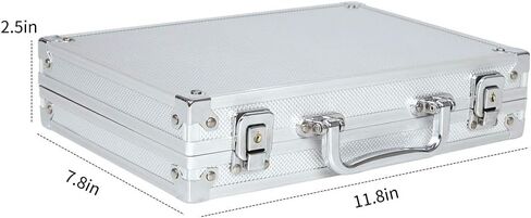 LOCKYOUNG Poker Chips Set, 200PCS/300PCS Poker Chips Set Texas Holdem Blackjack Gambling Chips Aluminum Case in Kuwait