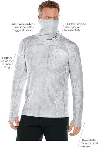 Coolibar Upf 50+ Men Andros Fishing Tee - Sun Sundraction in Saudi Arabia