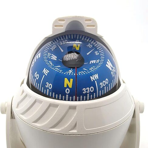 Boat Car Caravan Truck Compass Sea Marine Electronic Navigation Bracket Mount Backlight Compass,Dashboard Compass Night Visible with Light,Fits for Car,Watercraft,Boat,Caravan in Saudi Arabia