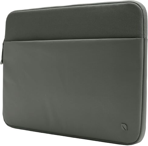 Incase A.R.C. Sleeve with ReSpun 100% Recycled Polyester - 15" & 16" MacBook/Laptop & iPad/Tablet Case - Cushioned Faux Fur Lining, External Zippered Slip Pocket - Black in Saudi Arabia