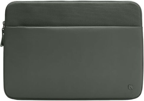 Incase A.R.C. Sleeve with ReSpun 100% Recycled Polyester - 15" & 16" MacBook/Laptop & iPad/Tablet Case - Cushioned Faux Fur Lining, External Zippered Slip Pocket - Black in Saudi Arabia