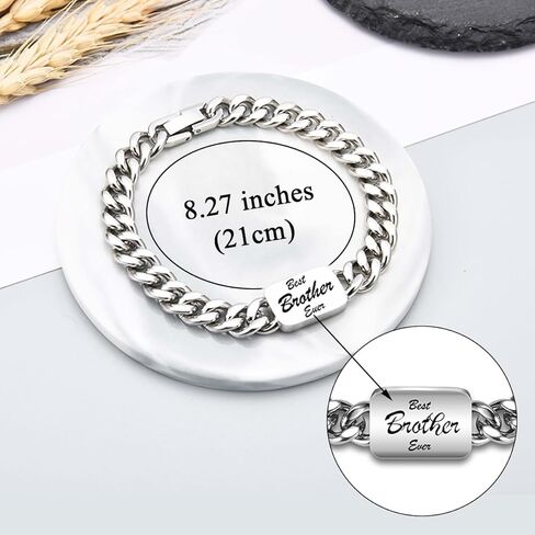 Cool Cuban Bracelet Gifts for Dad Grandpa Uncle New Dad to Be, Birthday Christmas Valentines Day Fathers Day Graduation Gifts for Men Him in Kuwait