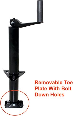 MaxxHaul 70159 14" Lift A-Frame Mount Trailer Jack with Top Wind - 2000 lbs. Capacity in Saudi Arabia