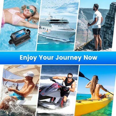 Niveaya IP68 Fanny Pack -Pack - 2 حزمة ، حقيبة حقيبة جافة عائمة ، حقيبة جافة للماء ، شاطئ ، شاطئ ، تجارب ، سباحة ، أساسية في القوارب ، لأجهزة iPhone 16/15/14/13/12 Pro Max حتى 9.5 " in Kuwait