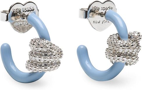 kate spade new york Ropes & Knots Pave Huggies in Saudi Arabia