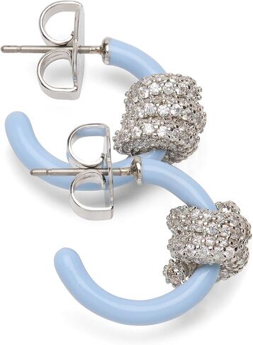 kate spade new york Ropes & Knots Pave Huggies in Saudi Arabia