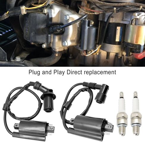 AM120732 2 set Ignition Coil Compatible with Kaws-ki Mule 2510 3010 4000 4010 KAF 620 650 FD620D FD611V FD661D FD440V FD501D Replace 21121-2083 21121-2064 21121-2076 21121-2092 21121-0029 in Saudi Arabia