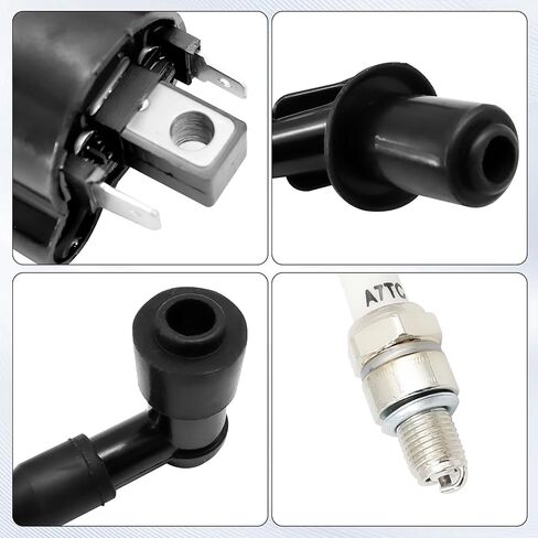 AM120732 2 set Ignition Coil Compatible with Kaws-ki Mule 2510 3010 4000 4010 KAF 620 650 FD620D FD611V FD661D FD440V FD501D Replace 21121-2083 21121-2064 21121-2076 21121-2092 21121-0029 in Saudi Arabia