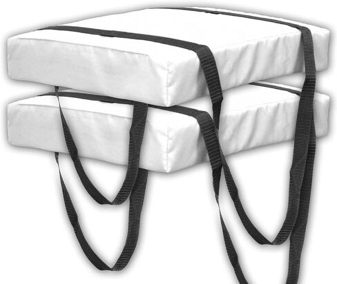 Bradley 2 Pack Type IV Boat Cushion USCG معتمدة من جهاز التعويم القابل للتسمية ؛ خفر السواحل المعتمد من الحافظة مع وسادة رغوة. جهاز سلامة القوارب القابل للرمي in Kuwait