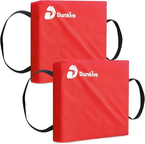 2 Pack Boat Throw Flotation Cushion, USCG Approved, Emergency Marine Throwable Flotation Device, Foam Boat Cushions Life Preserver, Throw Cushions for Boats, Kayaks, Canoes (White) in Kuwait