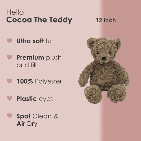 Mon Ami Charlie the Bear Plush Toy - 16 "، دب حيوان محشو ، Plushie الناعم المحبوب للأطفال ، لعبة رائعة للبنين والبنات ، للعب ، والراحة ، لعبة محشوة مريحة in Saudi Arabia