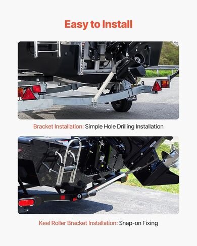 VEVOR Transom Saver, 23" to 62.2" Adjustable Boat Transom Saver, Corrosion-Resistant Easy-to-Install Transom Savers for Outboard Motor, Fit for Roller & Trailer in Kuwait