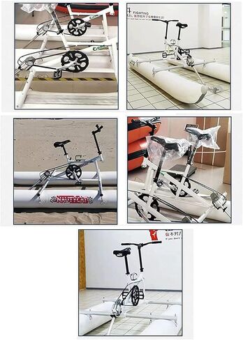 Water Bicycle Boat, Water Bikes, Inflatable Kayak Bikeboat for Lake, Inflatable Pedal Boat for Lake Ocean, Outdoor Pedal Bicycle Boat in Saudi Arabia