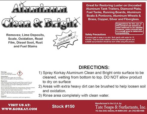 Aluminum Clean and Bright 1 Gallon in Saudi Arabia