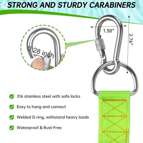 Boat Rope Ladder, 3 Step Heavy Duty Climbing Boat Ladder for Inflatable Boats, Fishing Boats, Sailboats, Kayaks, Tree Houses, and Outdoor Activities (3 Step) in Saudi Arabia