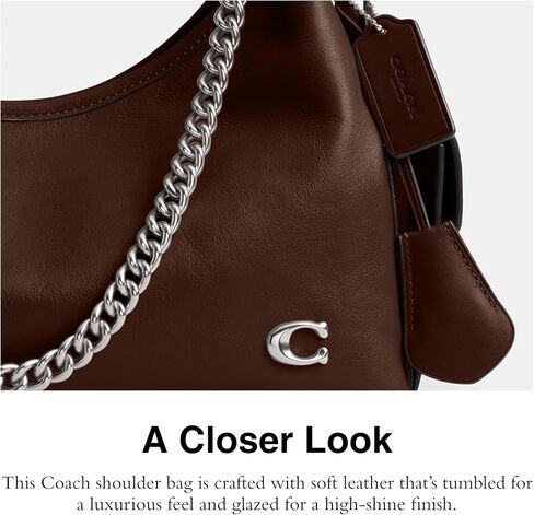 Coach Pocket Glazed Juliet Bag 30, LH/Honey Brown in Saudi Arabia