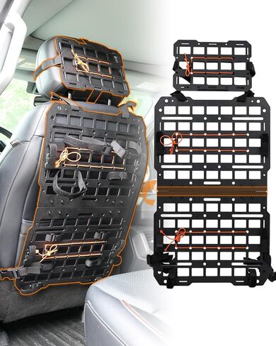 MELIPRON Vehicle Molle Panel for Car Visor Organizer, Truck Molle Visor Panel for Tactical Gear EDC Pouch in Saudi Arabia
