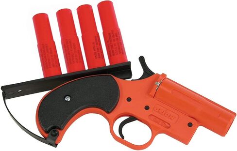 Orion 584 12 Gauge عالي الأداء مقاوم للتآكل Alerter Basic-4 Red Aerial Laucher (عبوة غير متزايدة) in Saudi Arabia