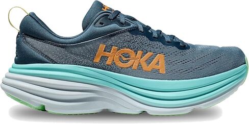 Hoka Men's Bondi 8 Sneaker, Oat Milk/Barley, 8 in Saudi Arabia