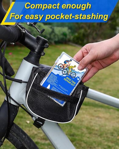 Bike Tire Repair Kit, Bicycle Inner Tube Patch Kit – Portable Case for Bicycle, Motorcycle & Inflatable Tubes in Saudi Arabia