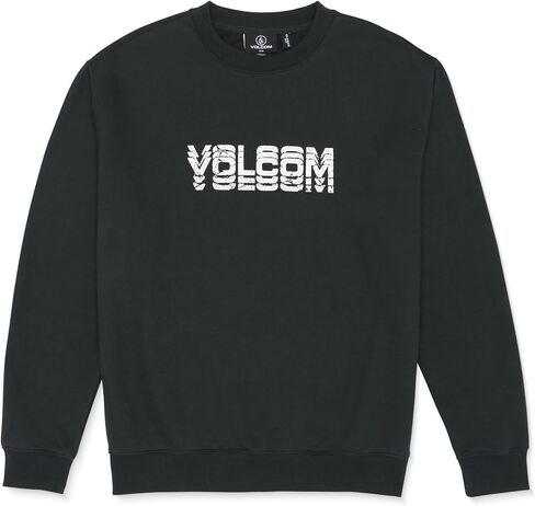Volcom Men's Echo Chamber Crew Neck Fleece Sweatshirt in Saudi Arabia
