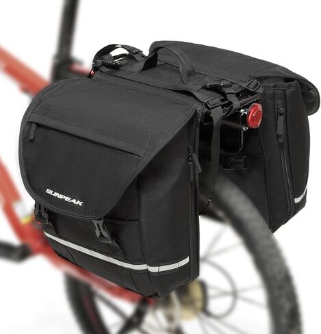 Bike Bag Accessories Panniers for Bicycle Rear Rack Bag 36L Waterproof Mountain Electric Bike Saddle Bag for Cycling Traveling Commuting Green in Kuwait