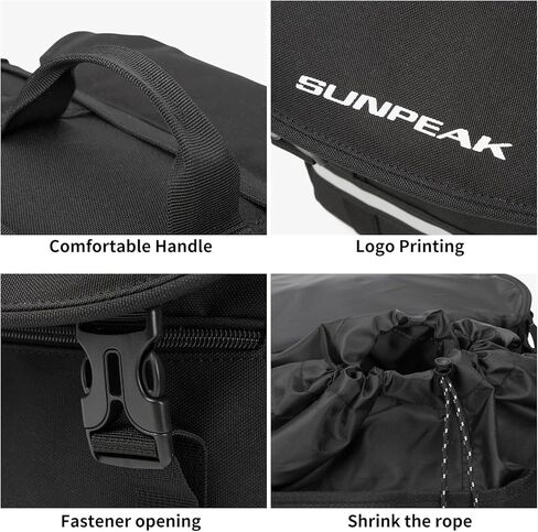 Bike Bag Accessories Panniers for Bicycle Rear Rack Bag 36L Waterproof Mountain Electric Bike Saddle Bag for Cycling Traveling Commuting Green in Kuwait