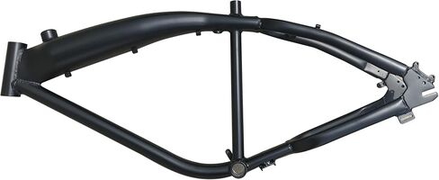 CDHPOWER Bicycle Gas Frame 3.4L Felt Faker Black with 26" Triple Tree Non Suspension Fork, Headset, 36T Wide Crank Kit in Saudi Arabia