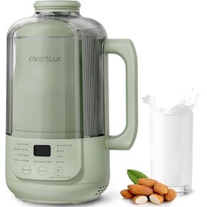9 in 1 Nut Milk Maker Machine, 40oz Nut Milk Maker for Soy, Almond, Oat, Plant Based Milk and Non-Dairy Milk, Automatic Soy Milk Maker with Low Noise/3-minute Cold Press/Delay Start/Auto Clean in Saudi Arabia