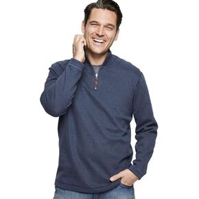 Johnston & Murphy Reversible 1/4 Zip Burgundy/Charcoal 3XL in Kuwait