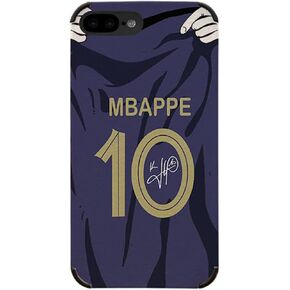 MESSl Jersey Phone Case Creative Soccer Case for iPhone 7/8 / SE2020 Thin Soft Imitation Leather Shockproof in Kuwait