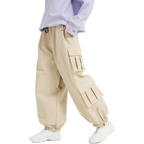 Mens Baggy Cargo Ski Pants Super Baggy Snowboard Snow Pant Women Insulated Loose Pant Sports Waterproof in Kuwait