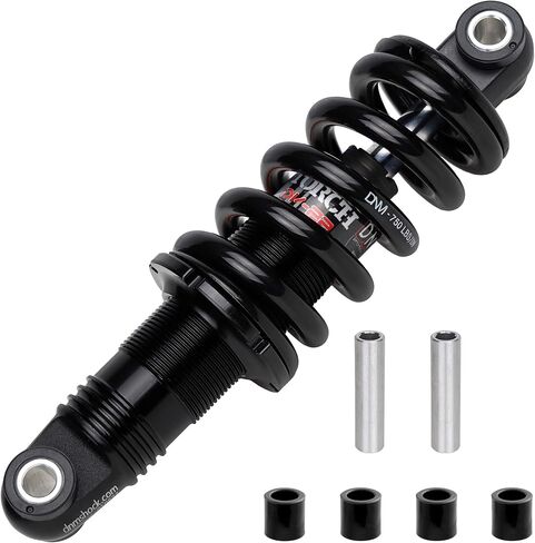 DNM Preload Mtb Mountain Bike الخلفية تعليق الصدمة امتصاص AL 6061 لفائف الربيع 750 رطلا مع جلبة إضافية in Kuwait